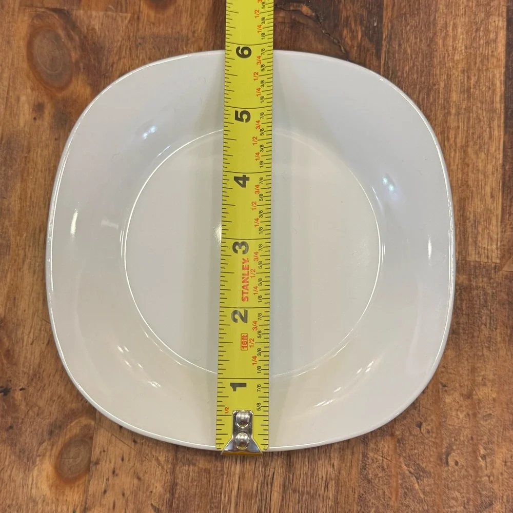 Crate & Barrel Maxie White Porcelain 6